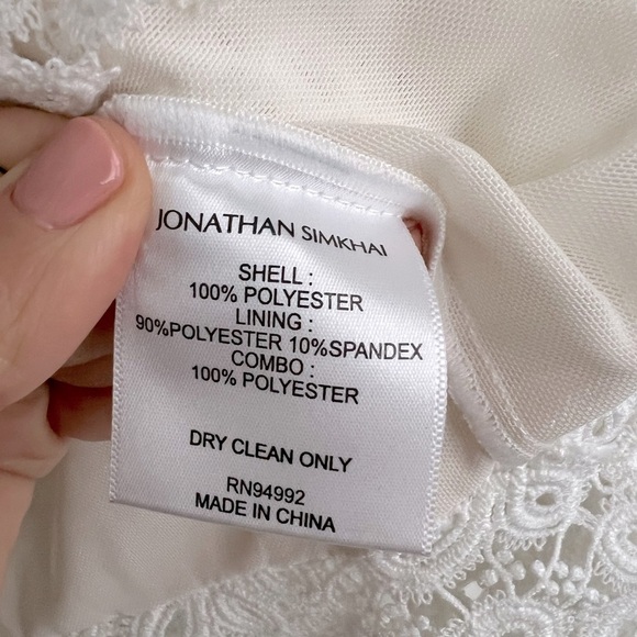 SIMKHAI Signature Joy Guipure Lace Mini Dress ASO Taylor Swift - Picture 11 of 15